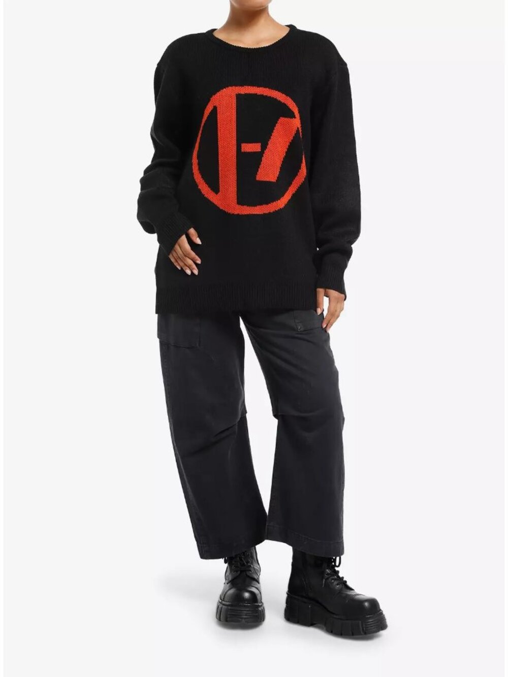 Twenty One Pilots Logo Intarsia Knit Sweater (Unisex XL)